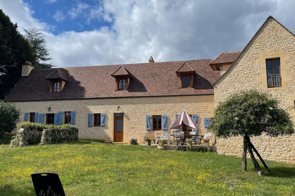 Charming 19Th Century Farmhouse With Pool Vitrac  Luaran gambar