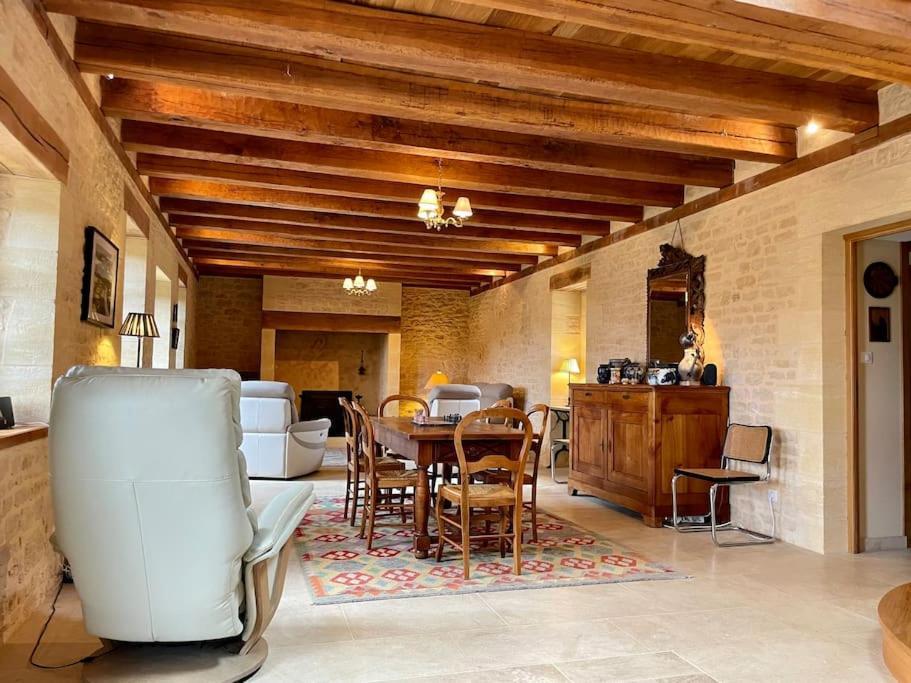 Charming 19Th Century Farmhouse With Pool Vitrac  Luaran gambar