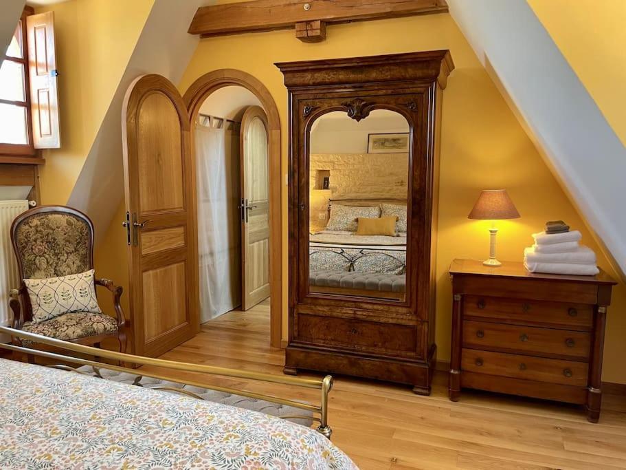 Charming 19Th Century Farmhouse With Pool Vitrac  Luaran gambar